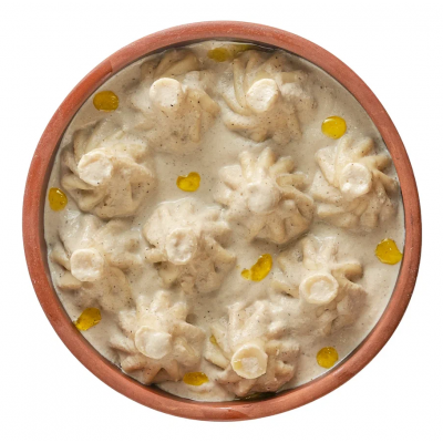 Gürcü mini xəngəl qaymaqlı sousda (12 ədəd)